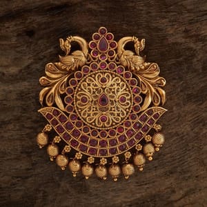 Antique Peacock Hair Brooch