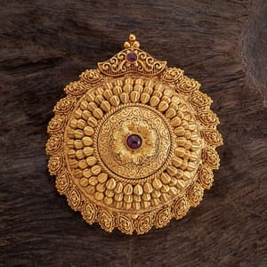 Antique Rounded Hair Brooch