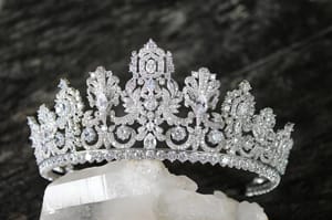 Bespoke Petite Persephone Royal Bridal Crown For Arianne