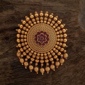 Antique Synthetic Stones Hair Brooch