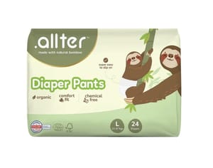 Allter Organic Bamboo Diaper Pants - Large Size (14-18kgs)