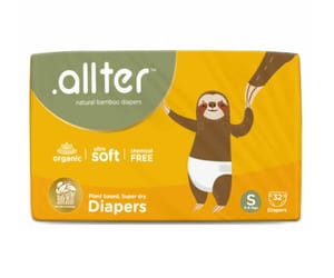 Allter Organic Bamboo Diaper Small - 32 Pieces