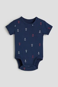 Anchors Patterned Bodysuit